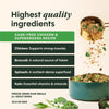 Instinct FreshDried Meal Blends Chicken & SuperGreens Blend dog  product benefits and recipe information