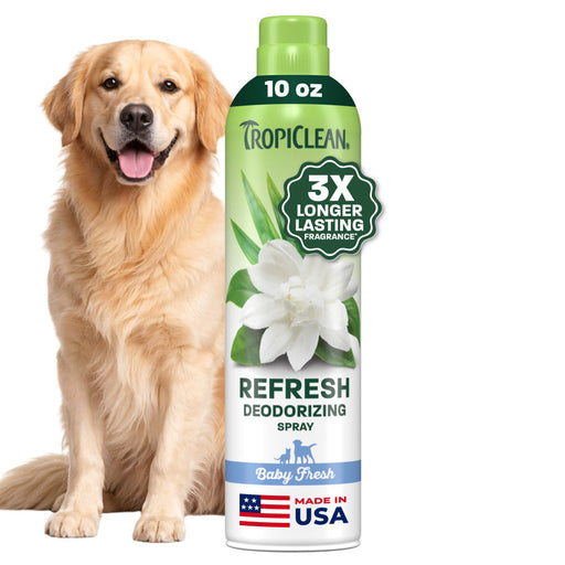 TropiClean Baby Fresh Deodorizing Pet Spray, 10oz — 10oz retail package
