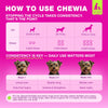 Chewia Cranberry Bladder Control Soft Chews for Dogs, Duck Flavor, 180 Count