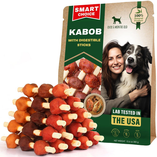 Beloved Pets Chicken & Duck Kabob Dog Chews, 10.6 oz
