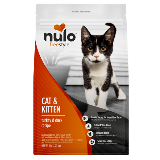 Nulo FreeStyle Turkey & Duck Recipe for Cats - 5 lb bag - front package