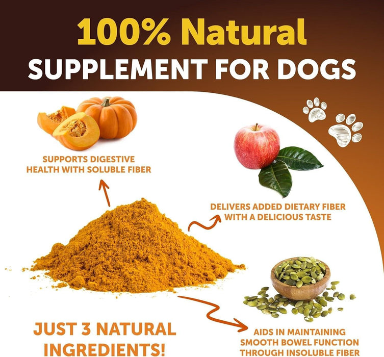 Artullano Advanced Pumpkin Powder for Dogs, 8 oz