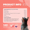 Chewia Flea & Tick Soft Chews for Cats, Salmon, 140 Count