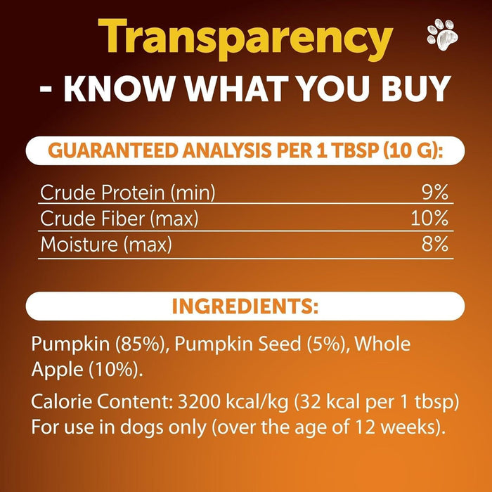 Artullano Advanced Pumpkin Powder for Dogs, 8 oz