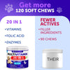 Artullano 26-in-1 Multivitamin Soft Chews for Dogs, Duck Flavor, 120 Count