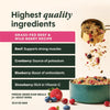 Instinct FreshDried Meal Blends Beef & Wild Berries Blend dog  product benefits and recipe information