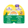 Wellness Purrfect Duos Chicken & Turkey Pâté — 2 × 1.32-oz servings per tray; sold as case of 12 trays (24 servings)