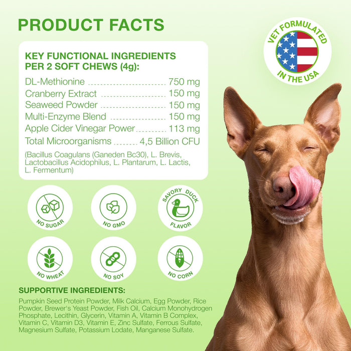 Kinpur Green Lawn Soft Chews for Dogs, Duck, 120 Count