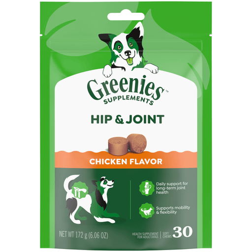 Greenies Hip & Joint Supplement Dog — manufacturer recipe-family image; package size may differ