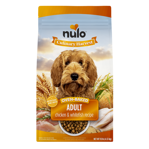 Nulo Culinary Harvest Chicken & Whitefish Recipe for Dogs - 10 lb bag - front package