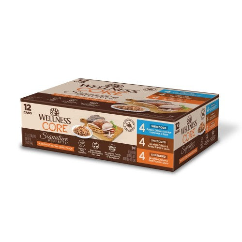 Wellness CORE SIGNATURE SELECTS Poultry Selection Variety Pack — 5.3-oz, case of 24; Case of 24 × 5.3-oz containers