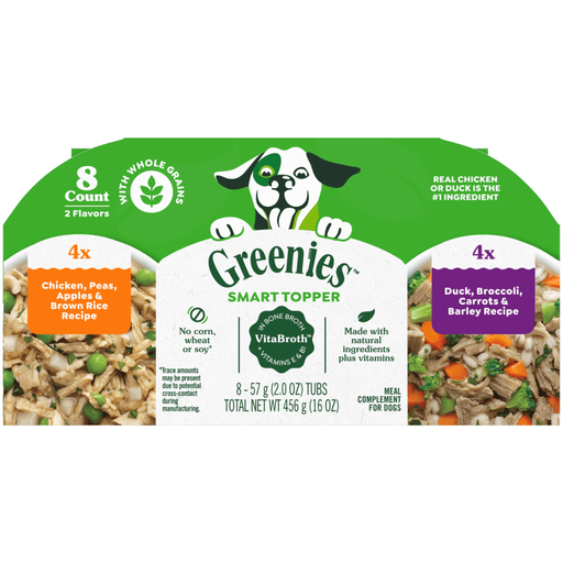 Greenies Chicken & Duck in Bone Broth Multipack Dog Food 2- — Full Case — manufacturer recipe-family image; package size may differ