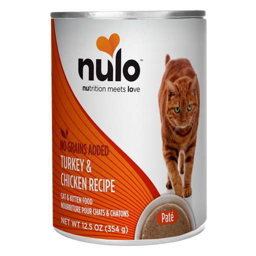 Nulo Paté Turkey & Chicken Recipe for Cats - 12.5 oz can - front package