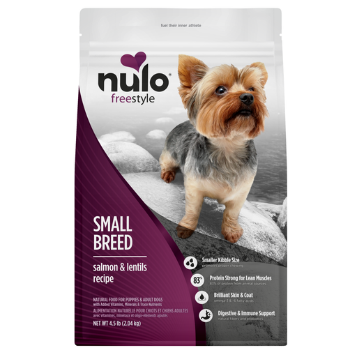 Nulo FreeStyle Small Breed Salmon & Lentils Recipe for Dogs - 4.5 lb bag - front package