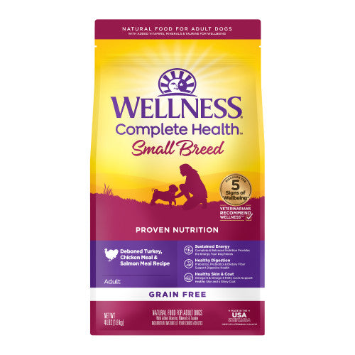 Wellness Complete Health  Small Breed Turkey, Chicken & Salmon — 4-lb bag; 4-lb bag (one bag)