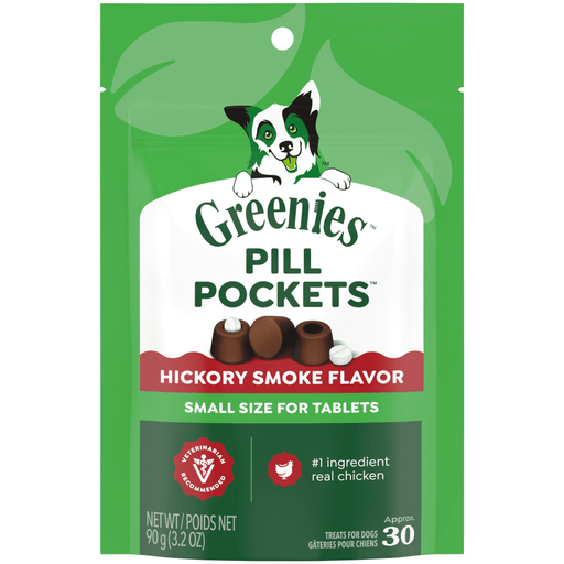 Greenies Canine Pill Pockets Hickory Smoke Tablet — manufacturer recipe-family image; package size may differ