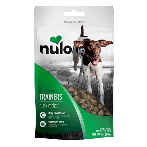 Nulo Trainers Treats Duck Recipe for Dogs - 4 oz bag - front package