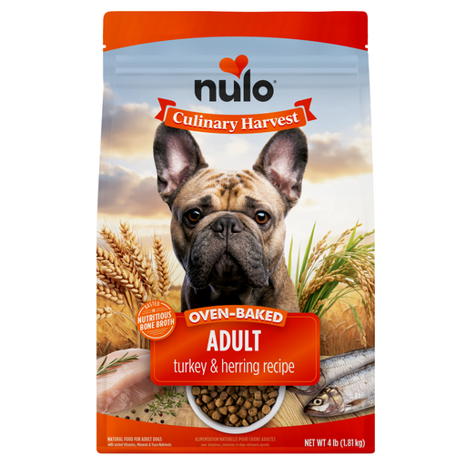 Nulo Culinary Harvest Turkey & Herring Recipe for Dogs - 4 lb bag - front package
