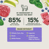 Instinct FreshDried Meal Blends Beef & Orchard Blend dog  product benefits and recipe information