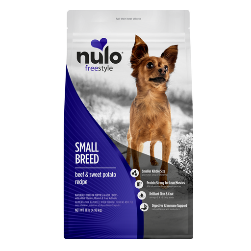 Nulo FreeStyle Small Breed Beef & Sweet Potato Recipe for Dogs - 11 lb bag - front package