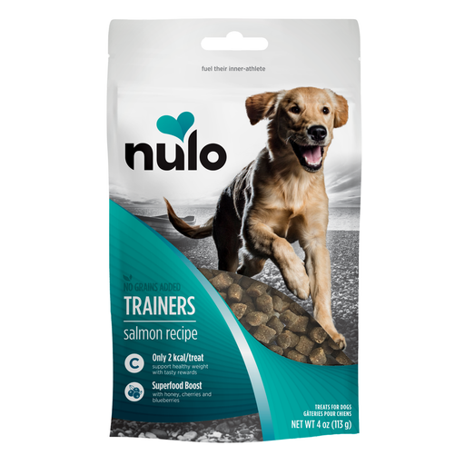 Nulo Trainers Treats Salmon Recipe for Dogs - 4 oz bag - front package