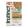 Instinct FreshDried Meal Blends Chicken & Harvest Blend dog 23 oz. product benefits and recipe information
