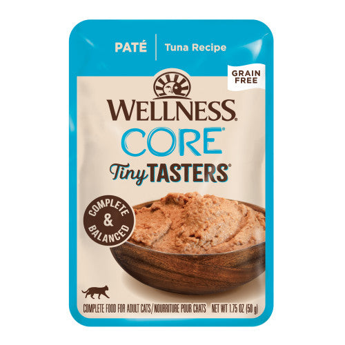 Wellness CORE Tiny Tasters Pate Tuna Recipe — 1.75-oz, case of 12; Case of 12 × 1.75-oz containers