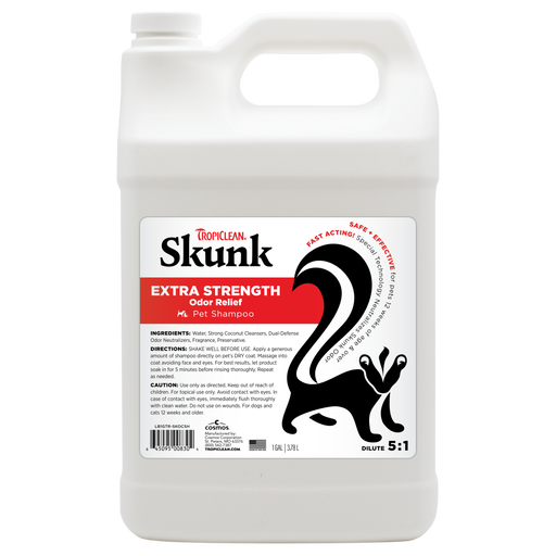 TropiClean Skunk Odor Control Shampoo, 1 gal — 1 gal retail package