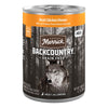 Merrick Backcountry Real Chicken Dinner Wet Dog Food — manufacturer recipe packaging; individual container shown, sold by the full case