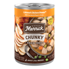 Merrick Chunky Grain Free Colossal Chicken Dinner in Gravy — manufacturer recipe packaging; individual container shown, sold by the full case