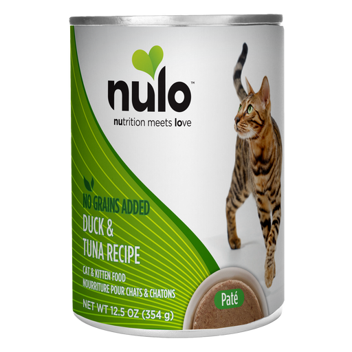Nulo Paté Duck & Tuna Recipe for Cats - 12.5 oz can - front package