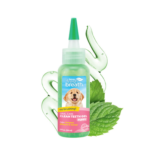 TropiClean Fresh Breath Dental Gel for Puppies — 2oz retail package