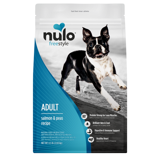 Nulo FreeStyle Salmon & Peas Recipe for Dogs - 4.5 lb bag - front package