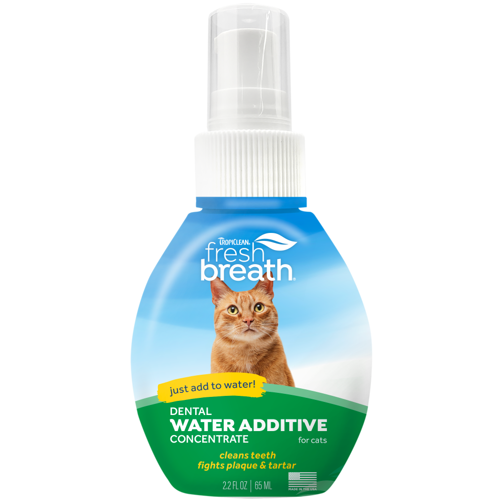 Fresh Breath by TropiClean Oral Care Drops for Cats, — manufacturer recipe-family image; package size may differ