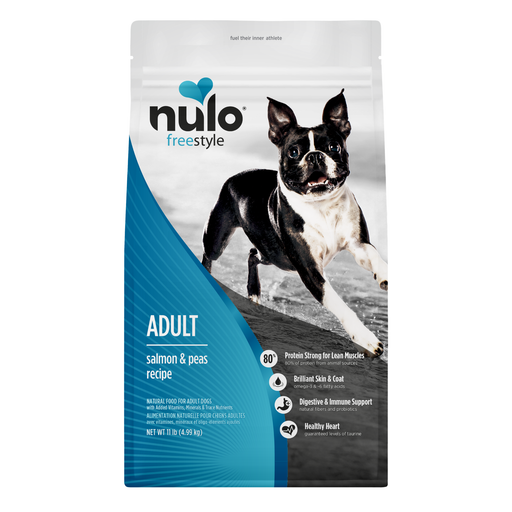Nulo FreeStyle Grain-Free Salmon & Peas Adult Dry Dog Food, 11 lb
