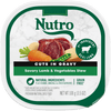NUTRO NATURAL CHOICE Savory Lamb & Vegetables Stew Recipe Wet Dog Food, 3.5 oz package front; sold as case of 24 trays