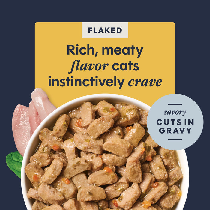 Instinct Flaked Chicken Entrée cat  product benefits and recipe information