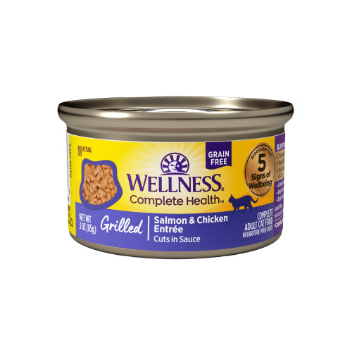 Wellness Complete Health  Salmon & Chicken — 3-oz, case of 12; Case of 12 × 3-oz containers