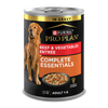 Purina Pro Plan Complete Essentials Adult Beef & Vegetables Entrée Slices in Gravy Wet Dog Food — 13-oz, case of 12
