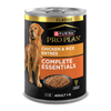 Purina Pro Plan Complete Essentials Adult Chicken & Rice Entrée Classic Wet Dog Food — 13-oz, case of 12