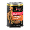 Purina Pro Plan Adult Complete Essentials Grain Free Beef & Chicken Entrée Classic Wet Dog Food — 13 oz — case of 12