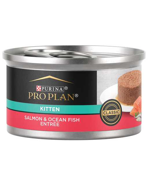 Purina Pro Plan Development Salmon & Ocean Fish Entrée Classic Wet Cat Food — 3-oz, case of 24