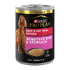 Purina Pro Plan Sensitive Skin & Stomach Beef & Oat Meal Entrée Classic Wet Dog Food — 13 oz — case of 12