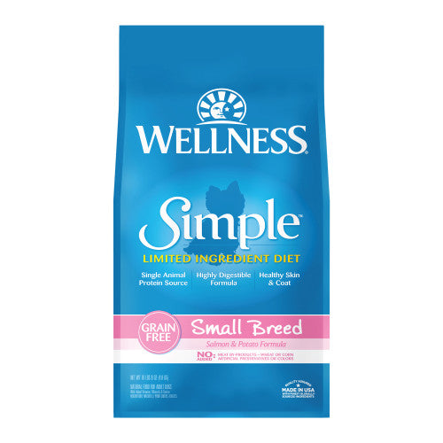 Wellness Simple  Small Breed Salmon & Potato Formula — 10.5-lb bag; 10.5-lb bag (one bag)