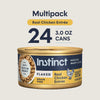 Instinct Flaked Chicken Entrée cat  product benefits and recipe information
