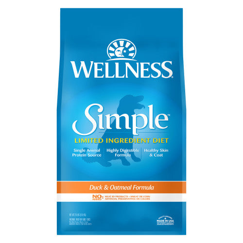Wellness Simple  Duck & Oatmeal Formula — 26-lb bag; 26-lb bag (one bag)