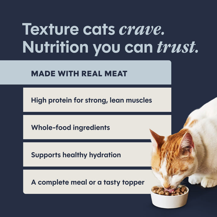 Instinct Flaked Entrées Variety Pack cat  product benefits and recipe information