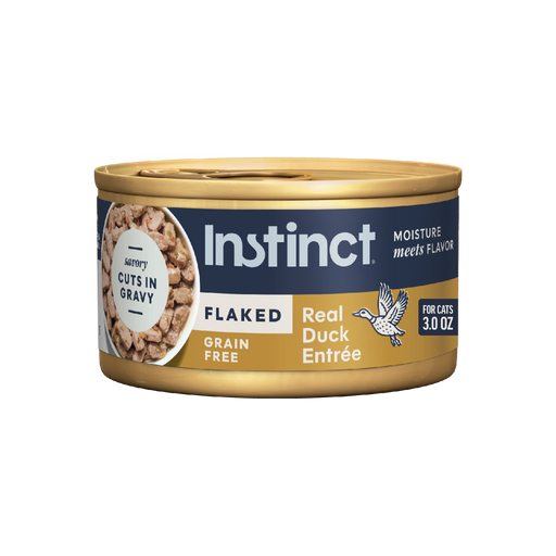 Instinct Flaked Duck Entrée cat 3 oz. product benefits and recipe information