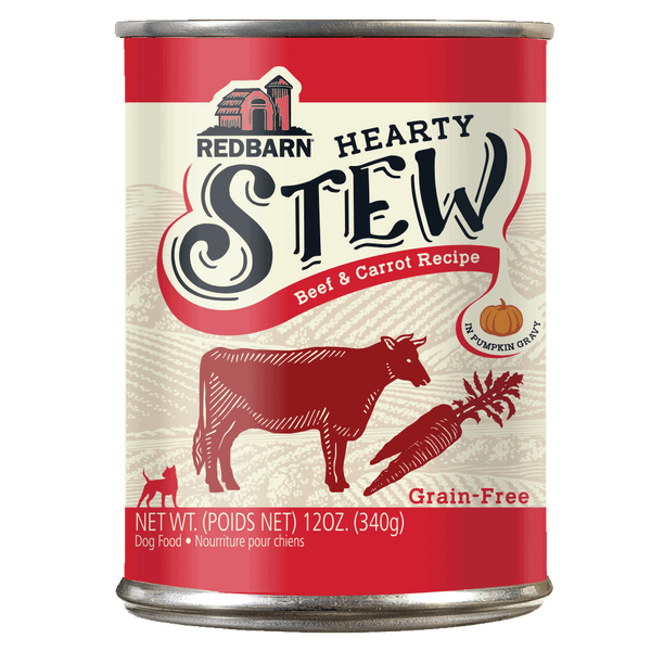 Redbarn Hearty Canned Stew Beef & Carrot Recipe — Case of 12 — 12 oz