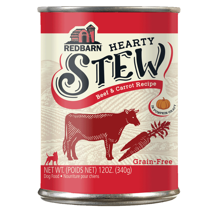 Redbarn Hearty Canned Stew Beef & Carrot Recipe — Case of 12 — 12 oz